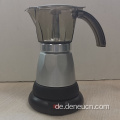 Runde Basis Elektrische Espresso 6 -Cups -Kaffeemaschine